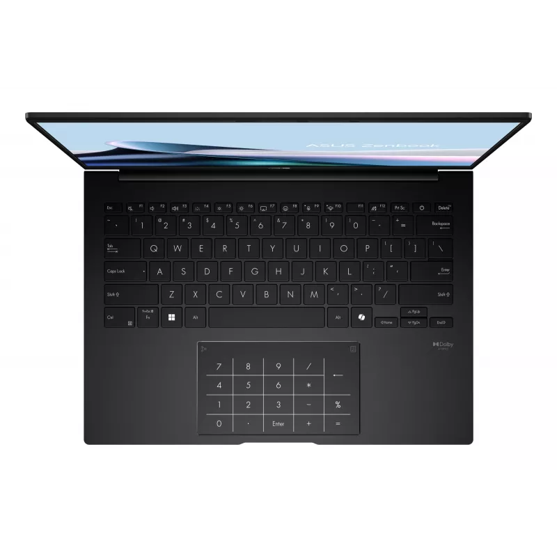 ASUS Zenbook 14 OLED UM3406GA-QD031W Copilot+ PC AMD Ryzen™ AI 7 445 Portátil 35,6 cm (14 inch) WUXGA 32 GB LPDDR5x-SDRAM 1 TB SSD Wi-Fi 6E (802.11ax) Windows 11 Home Neerlandés Negro