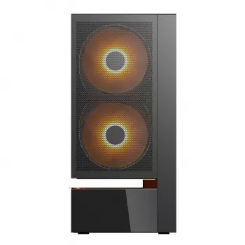COUGAR Caja de PC semitorre CFV235 Vision — ARGB, LCD de 23,3 cm (9,16