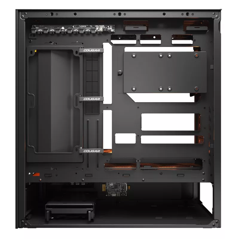 COUGAR Caja de PC semitorre CFV235 Vision — ARGB, LCD de 23,3 cm (9,16