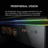 COUGAR Caja de PC semitorre CFV235 Vision — ARGB, LCD de 23,3 cm (9,16