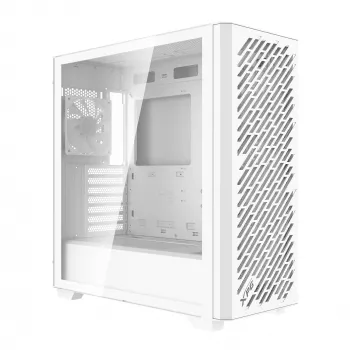 Caja semitorre XPG VALOR AIR PRO, semitorre, PC, blanca, ATX, EATX, micro ATX, Mini-ATX, SPCC, cristal templado, multicolor