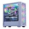 Caja semitorre XPG VALOR AIR PRO, semitorre, PC, blanca, ATX, EATX, micro ATX, Mini-ATX, SPCC, cristal templado, multicolor