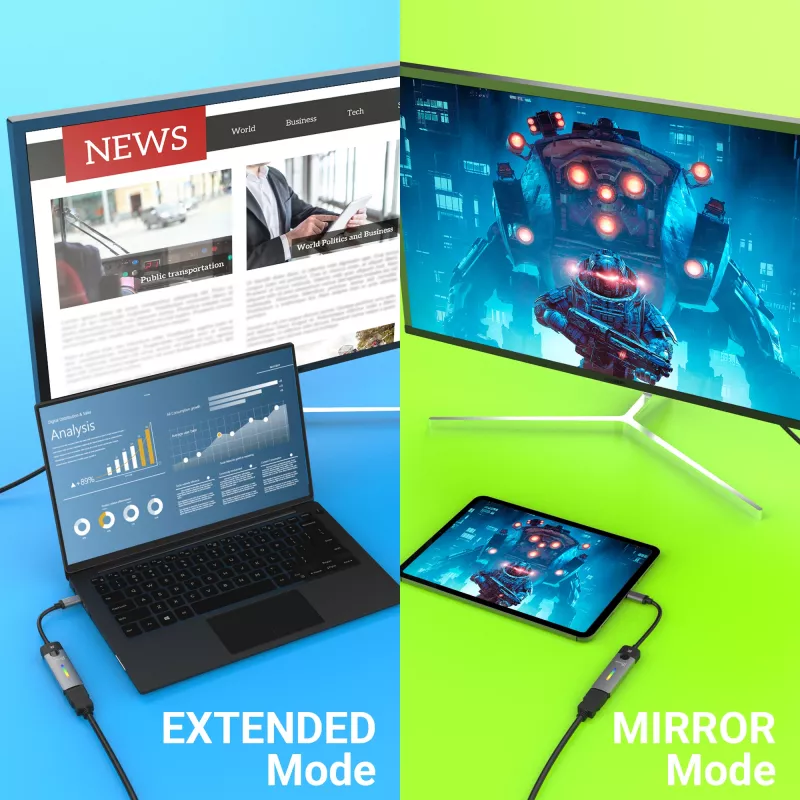 j5create JCA157-N adaptador USB-C a HDMI 2.1 8K, 10 cm