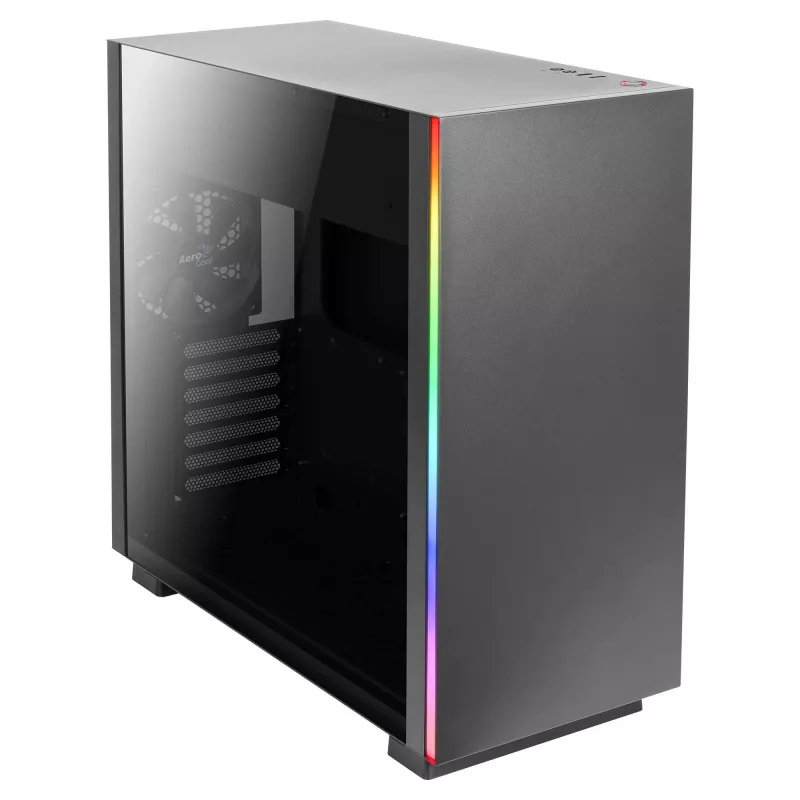 Aerocool Glo Semitorre Negra