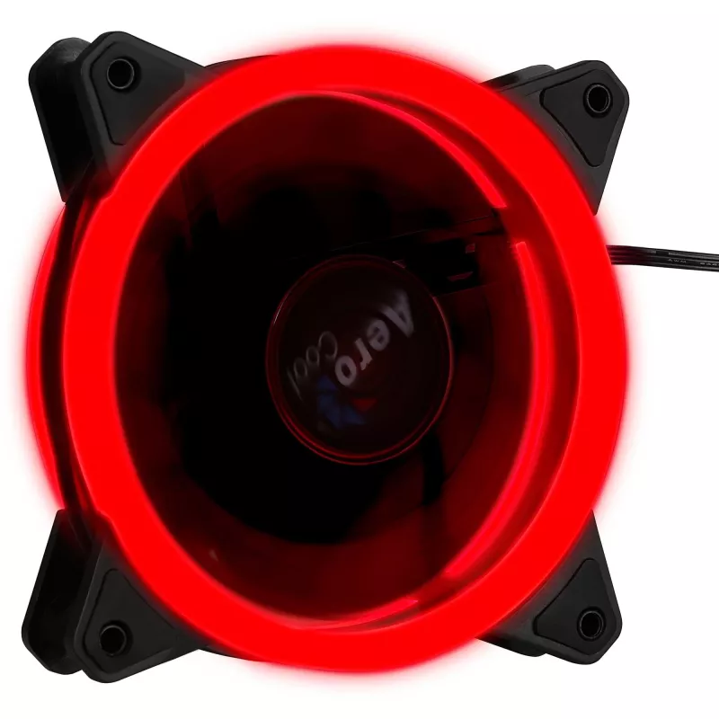 Ventilador para caja de ordenador Aerocool Rev RGB 12 cm Negro