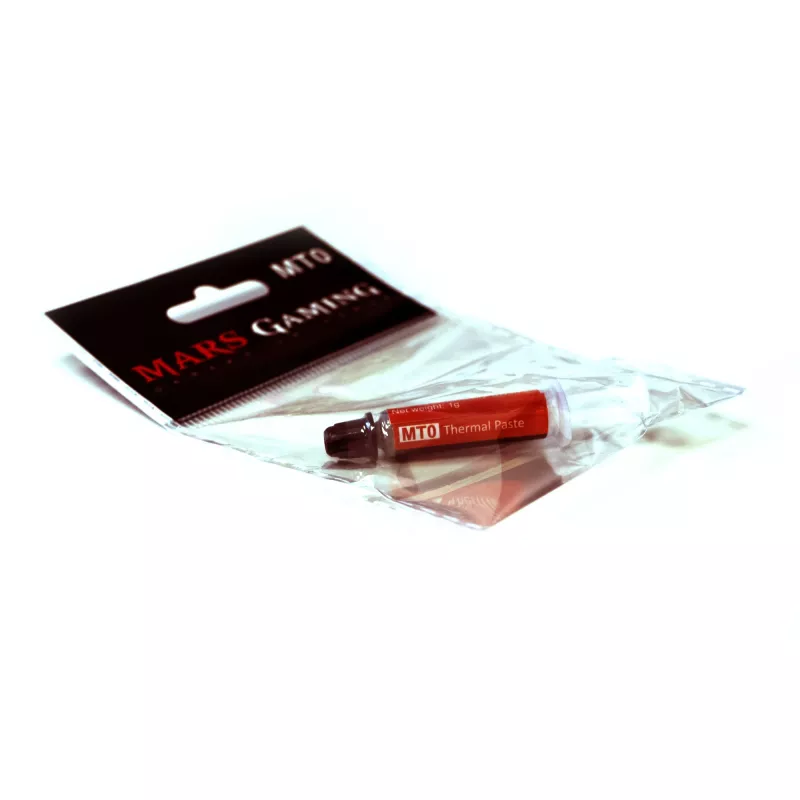 Pasta térmica para PC Mars Gaming MT0 1g 6W Temperatura 30-280º Máxima seguridad