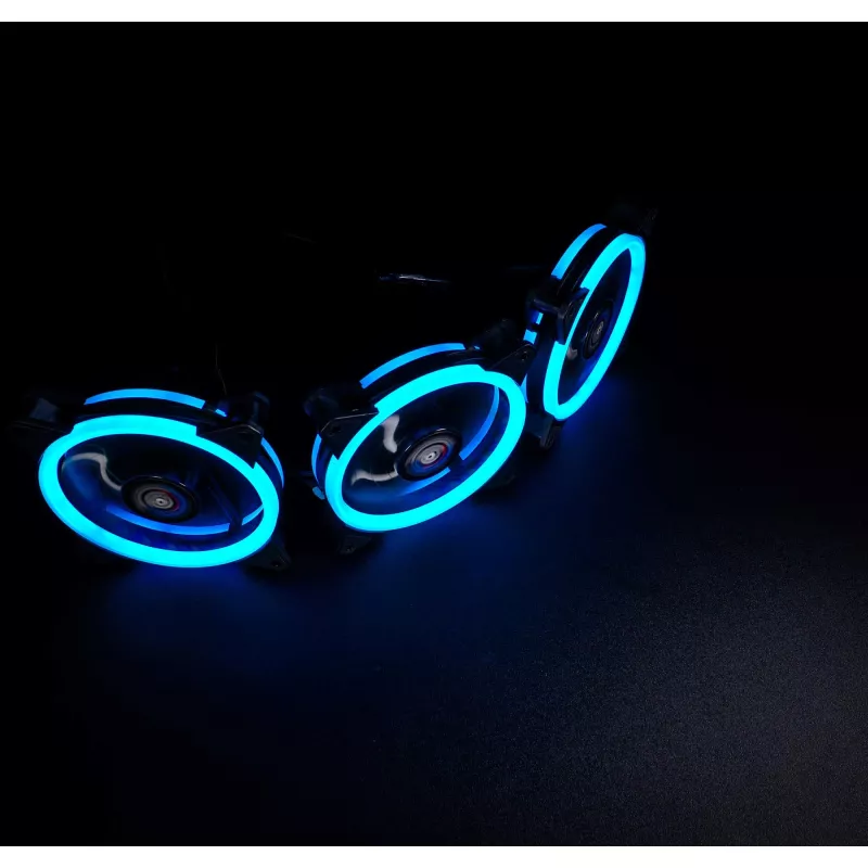 Ventilador para caja Aerocool Rev RGB Pro 12 cm Negro