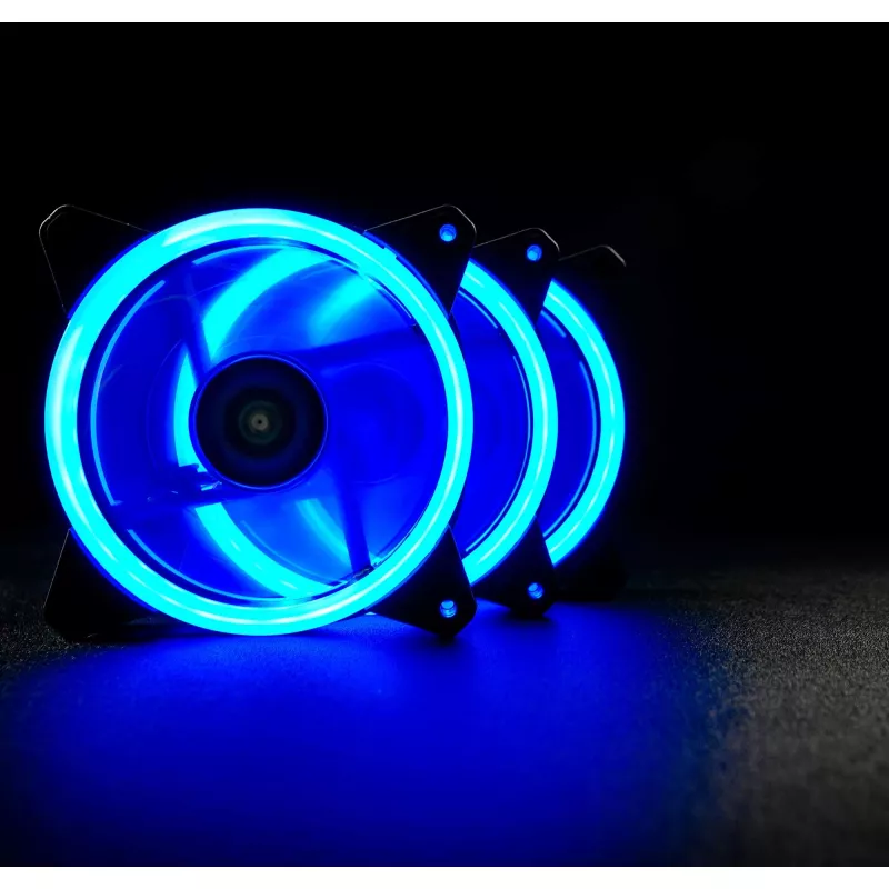 Ventilador para caja Aerocool Rev RGB Pro 12 cm Negro