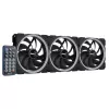 Ventilador para caja de ordenador Aerocool Orbit RC 12 cm Negro