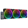 Ventilador para caja de ordenador Aerocool Orbit RC 12 cm Negro