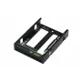 QNAP QDA-A2AR - Caja RAID interna - 3.5 a 2 x 2.5 (8,9 cm a 2 x 6,4 cm) - RAID 0, 1, JBOD - SATA 6Gb/s