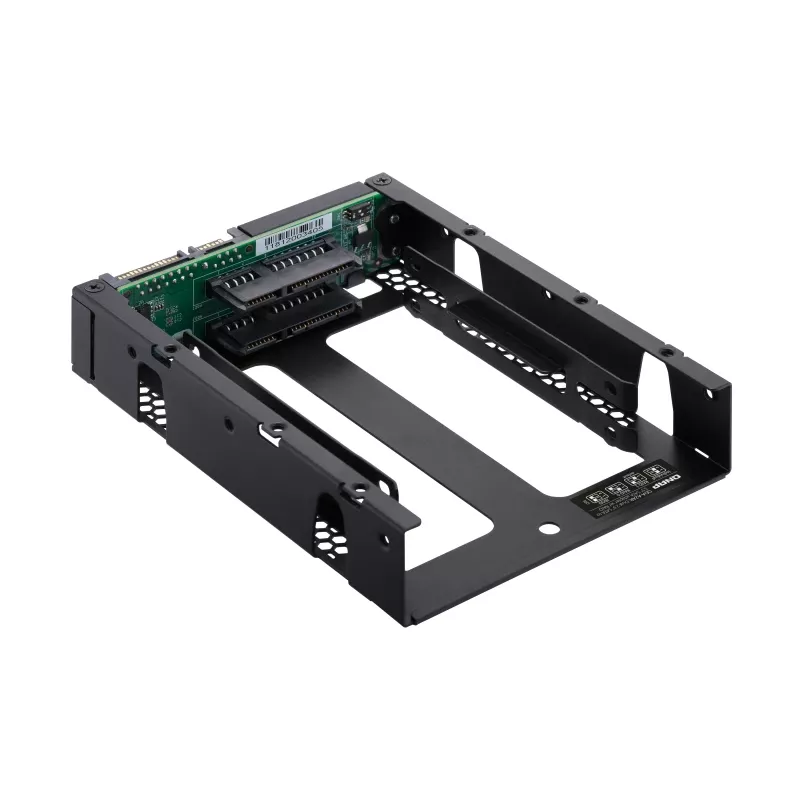 QNAP QDA-A2AR - Caja RAID interna - 3.5 a 2 x 2.5 (8,9 cm a 2 x 6,4 cm) - RAID 0, 1, JBOD - SATA 6Gb/s