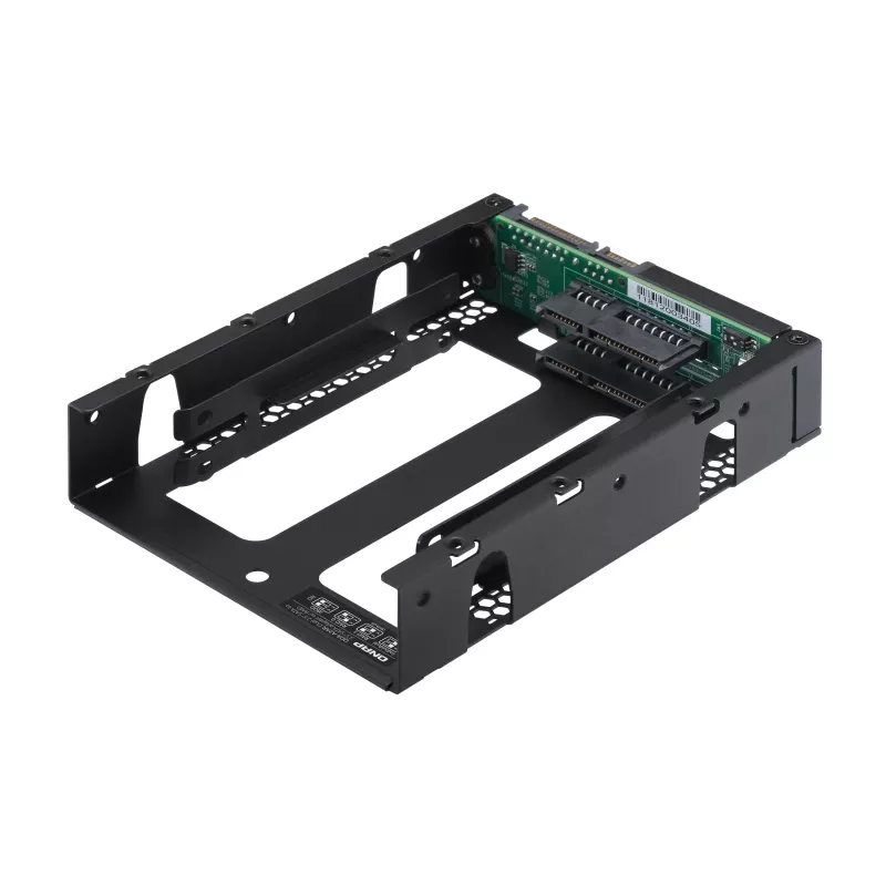 QNAP QDA-A2AR - Caja RAID interna - 3.5 a 2 x 2.5 (8,9 cm a 2 x 6,4 cm) - RAID 0, 1, JBOD - SATA 6Gb/s