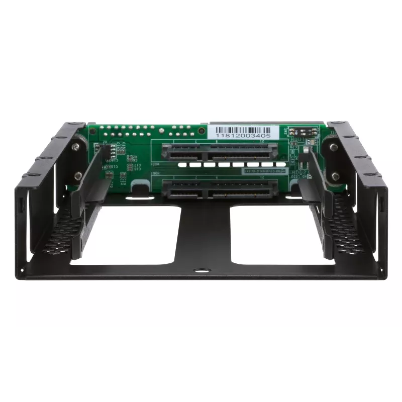 QNAP QDA-A2AR - Caja RAID interna - 3.5 a 2 x 2.5 (8,9 cm a 2 x 6,4 cm) - RAID 0, 1, JBOD - SATA 6Gb/s