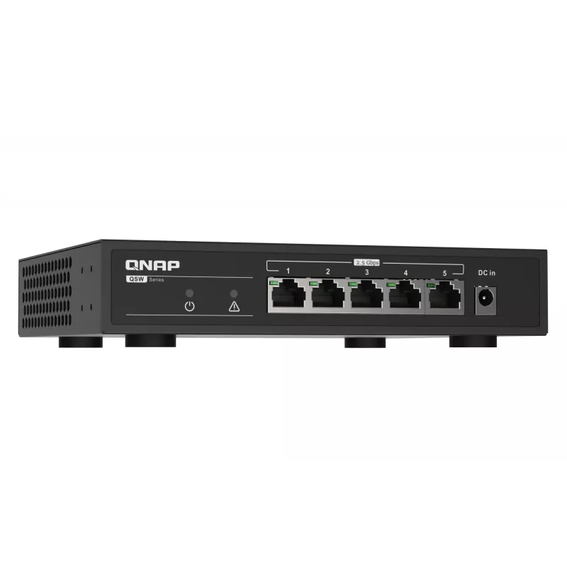 QNAP QSW-1105-5T switch no administrado de 5 puertos, 5x 2.5GbE