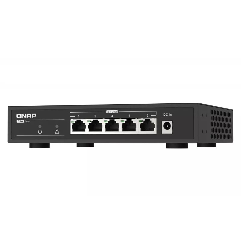 QNAP QSW-1105-5T switch no administrado de 5 puertos, 5x 2.5GbE