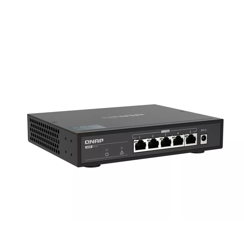 QNAP QSW-1105-5T switch no administrado de 5 puertos, 5x 2.5GbE