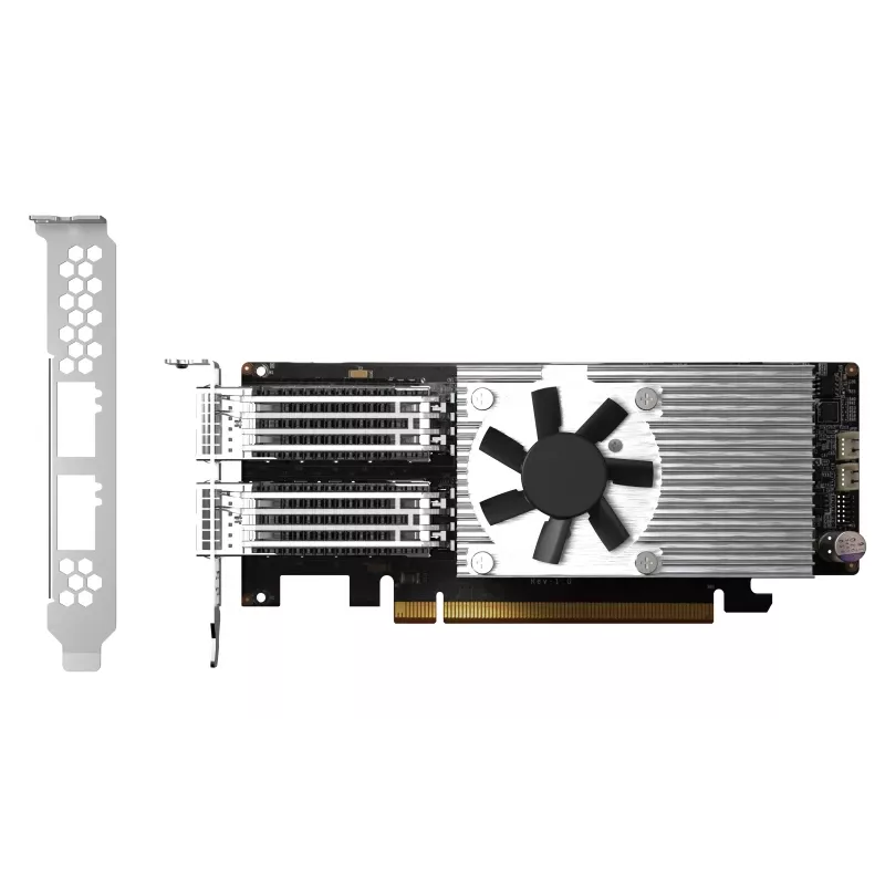 QNAP QXG-100G2SF-E810 tarjeta de red interna fibra óptica 100000 Mbit/s