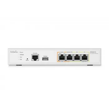 EnGenius pasarela de seguridad gestionada en nube 2 x 2.5 GbE LAN y 2 x 2.5 GbE WAN
