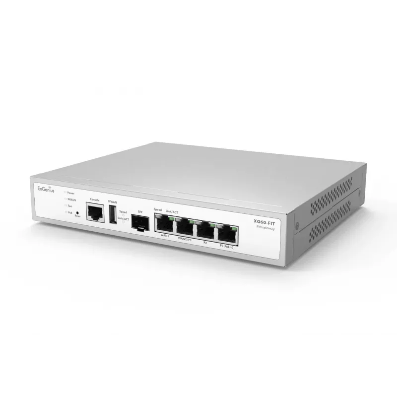 EnGenius FitXpress pasarela gestionada 2 x GbE LAN y 2 x GbE WAN y 1 puerto SFP