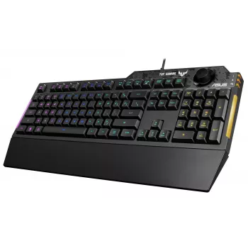 ASUS TUF Gaming K1 teclado USB negro tamaño completo RGB LED