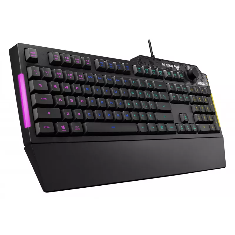 ASUS TUF Gaming K1 teclado USB negro tamaño completo RGB LED