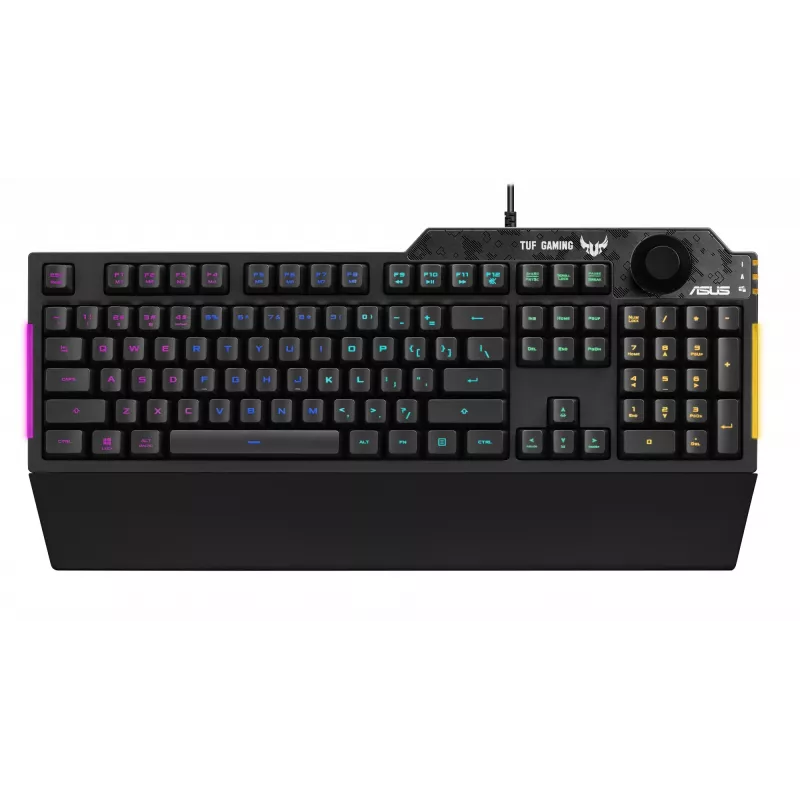ASUS TUF Gaming K1 teclado USB negro tamaño completo RGB LED