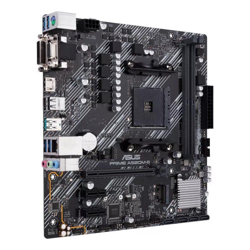 Placa base ASUS PRIME A520M-E/CSM, AMD A520, Socket AM4, micro ATX
