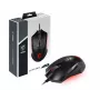 Ratón gaming óptico MSI CLUTCH GM08 'sensor óptico de 4200 DPI, 6 botones programables, diseño simétrico, interruptor duradero con más de 10 millones de clics, ajuste de peso, LED rojo'