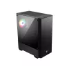 Caja para PC gaming MSI MAG FORGE 111R Mid Tower 'negra, 1 ventilador ARGB PWM de 120mm, hub ARGB 1-6, Mystic Light Sync, panel de cristal templado, ATX, mATX, mini-ITX'
