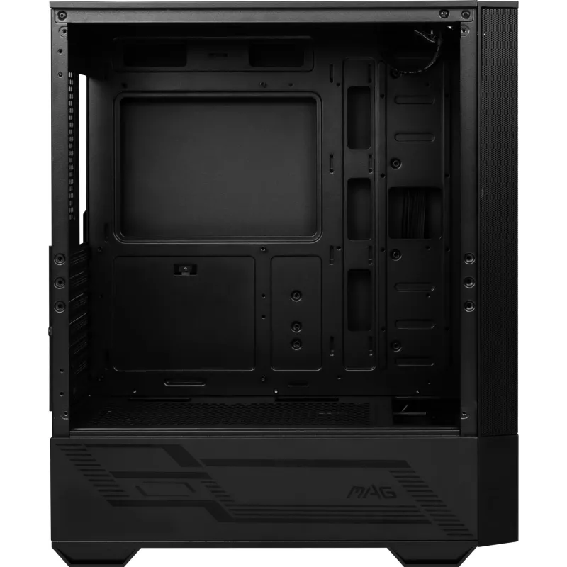 Caja para PC gaming MSI MAG FORGE 111R Mid Tower 'negra, 1 ventilador ARGB PWM de 120mm, hub ARGB 1-6, Mystic Light Sync, panel de cristal templado, ATX, mATX, mini-ITX'