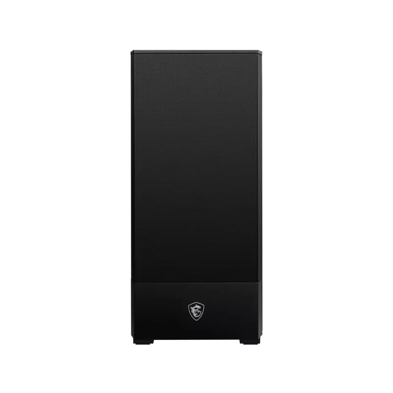 Caja para PC gaming MSI MAG FORGE 111R Mid Tower 'negra, 1 ventilador ARGB PWM de 120mm, hub ARGB 1-6, Mystic Light Sync, panel de cristal templado, ATX, mATX, mini-ITX'
