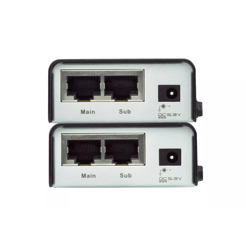 Extensor AV ATEN VE602 DVI Dual Link con audio, 2560×1600 hasta 40 m, Cat5e