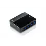 Dispositivo de uso compartido de periféricos USB 3.0 ATEN de 4 puertos, 5 Gbit/s, Micro-USB Type-B, negro, plástico, 0 - 40 °C, -20 - 60 °C