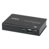 Splitter ATEN de 2 puertos 4K DisplayPort 1.2a, DisplayPort, 2x DisplayPort, 4096 x 2160 píxeles, negro, metal, 4K Ultra HD