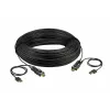 Cable óptico activo HDMI 4K ATEN de 100 m, 100 m, HDMI Type-D (micro), HDMI Type-D (micro), 3D, 18 Gbit/s, negro