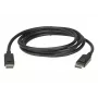 Cable ATEN DisplayPort rev.1.4 de 3 m, 3 m, DisplayPort, HDMI, conector macho, conector macho, recto