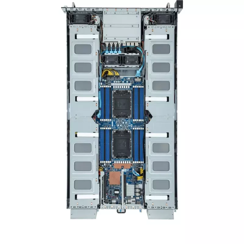 Caja para ordenador Gigabyte G293-Z20 rack servidor 2U negro
