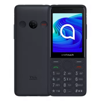 TCL OneTouch 4042S teléfono básico Dual SIM con base de carga, gris
