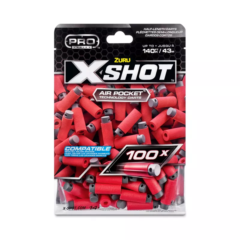 XSHOT Pro Series recambio de dardos de medio alcance (100 dardos) ZURU