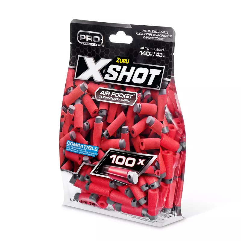 XSHOT Pro Series recambio de dardos de medio alcance (100 dardos) ZURU