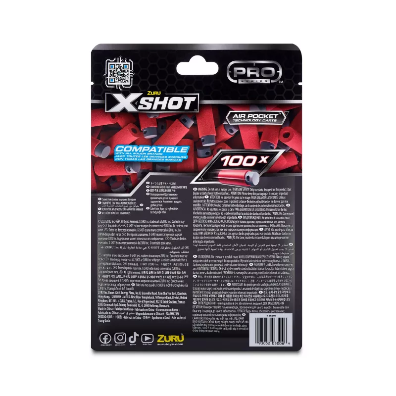 XSHOT Pro Series recambio de dardos de medio alcance (100 dardos) ZURU