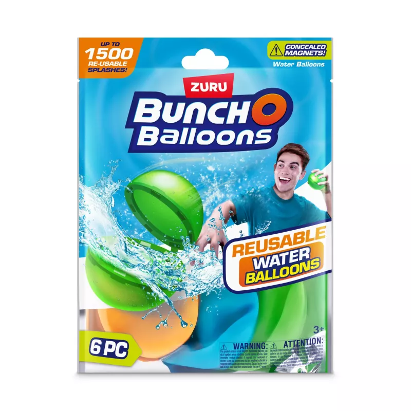 Bunch O Balloons globos de agua reutilizables pack de 6 ZURU
