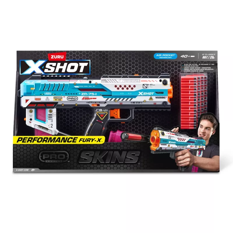 Bláster de juguete Zuru XSHOT 36772 — plástico multicolor, 400 g, edad 14+