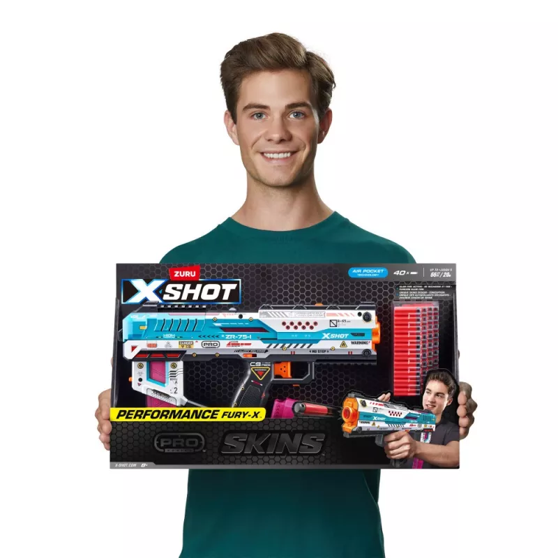 Bláster de juguete Zuru XSHOT 36772 — plástico multicolor, 400 g, edad 14+