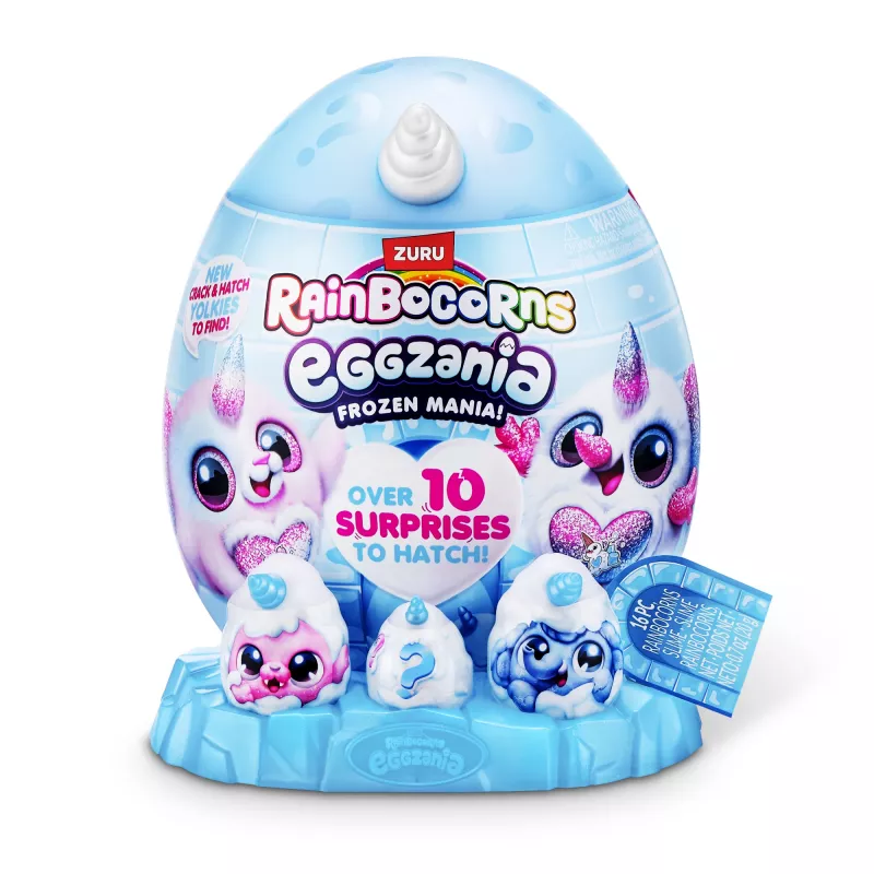 Peluche Zuru Rainbocorns Eggzania Frozen Mania — peluche de animal, multicolor, a partir de 3 años