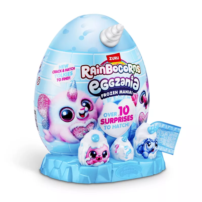 Peluche Zuru Rainbocorns Eggzania Frozen Mania — peluche de animal, multicolor, a partir de 3 años