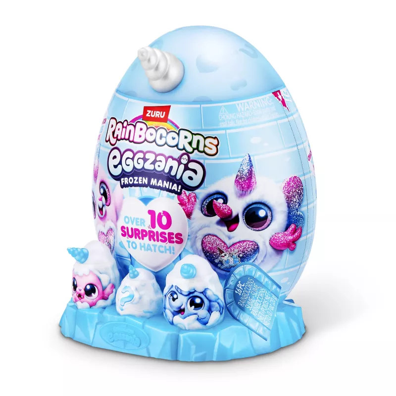 Peluche Zuru Rainbocorns Eggzania Frozen Mania — peluche de animal, multicolor, a partir de 3 años