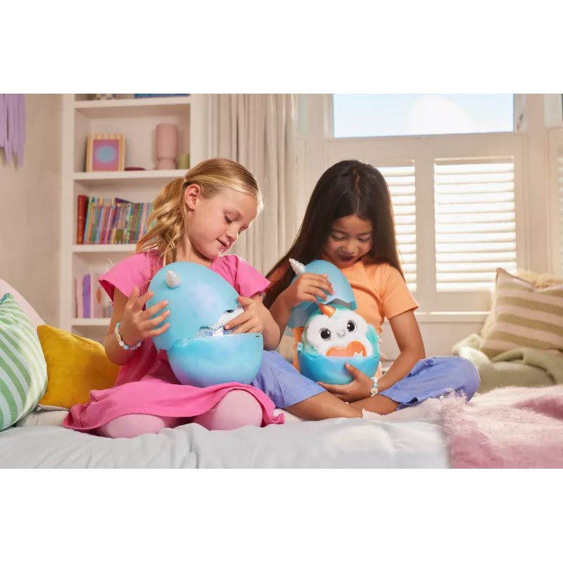 Peluche Zuru Rainbocorns Eggzania Frozen Mania — peluche de animal, multicolor, a partir de 3 años