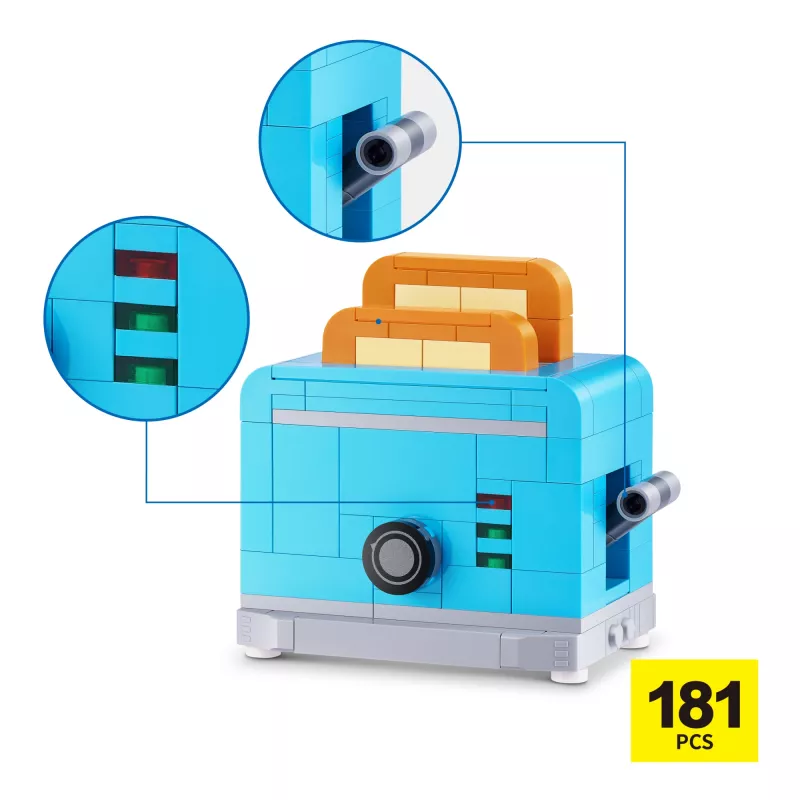 MAX Build more Premium Home Building Bricks Collection, bloques de construcción, 8 año(s), plástico, 181 uds., 197 g